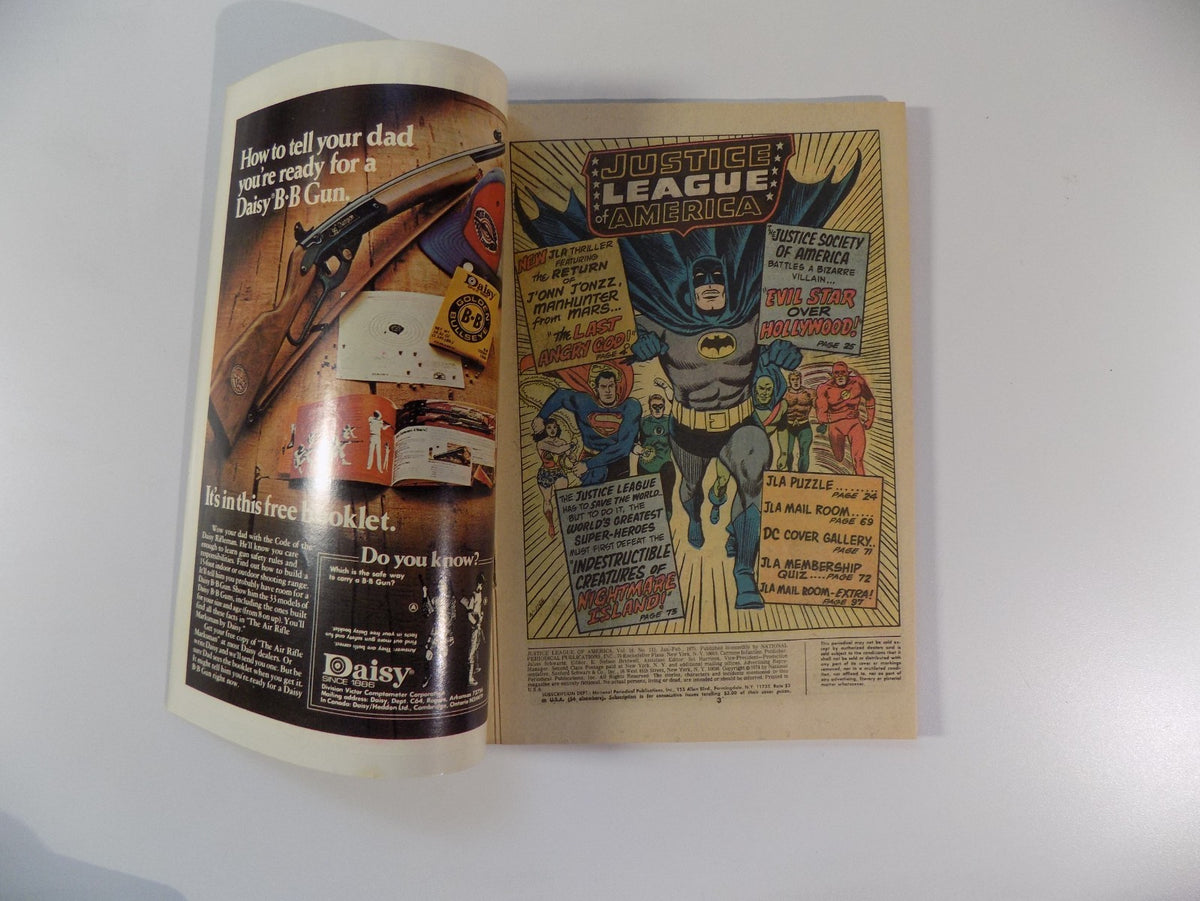 Justice League of America #115 DC Comic February 1975 Fine/Very Fine