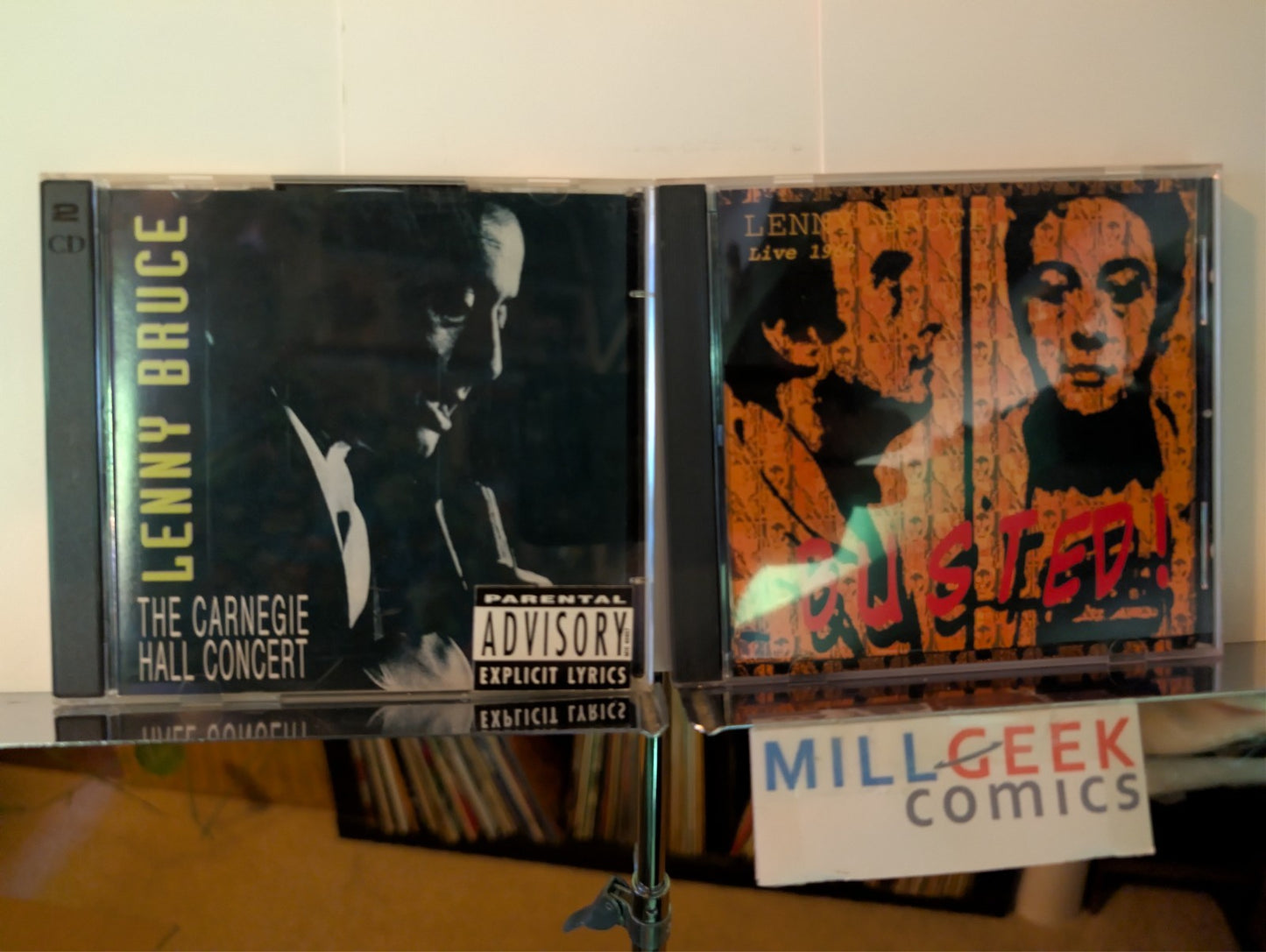 Lenny Bruce, 2 Standup Albums (The Carnegie Hall Concert & Busted!) -JD