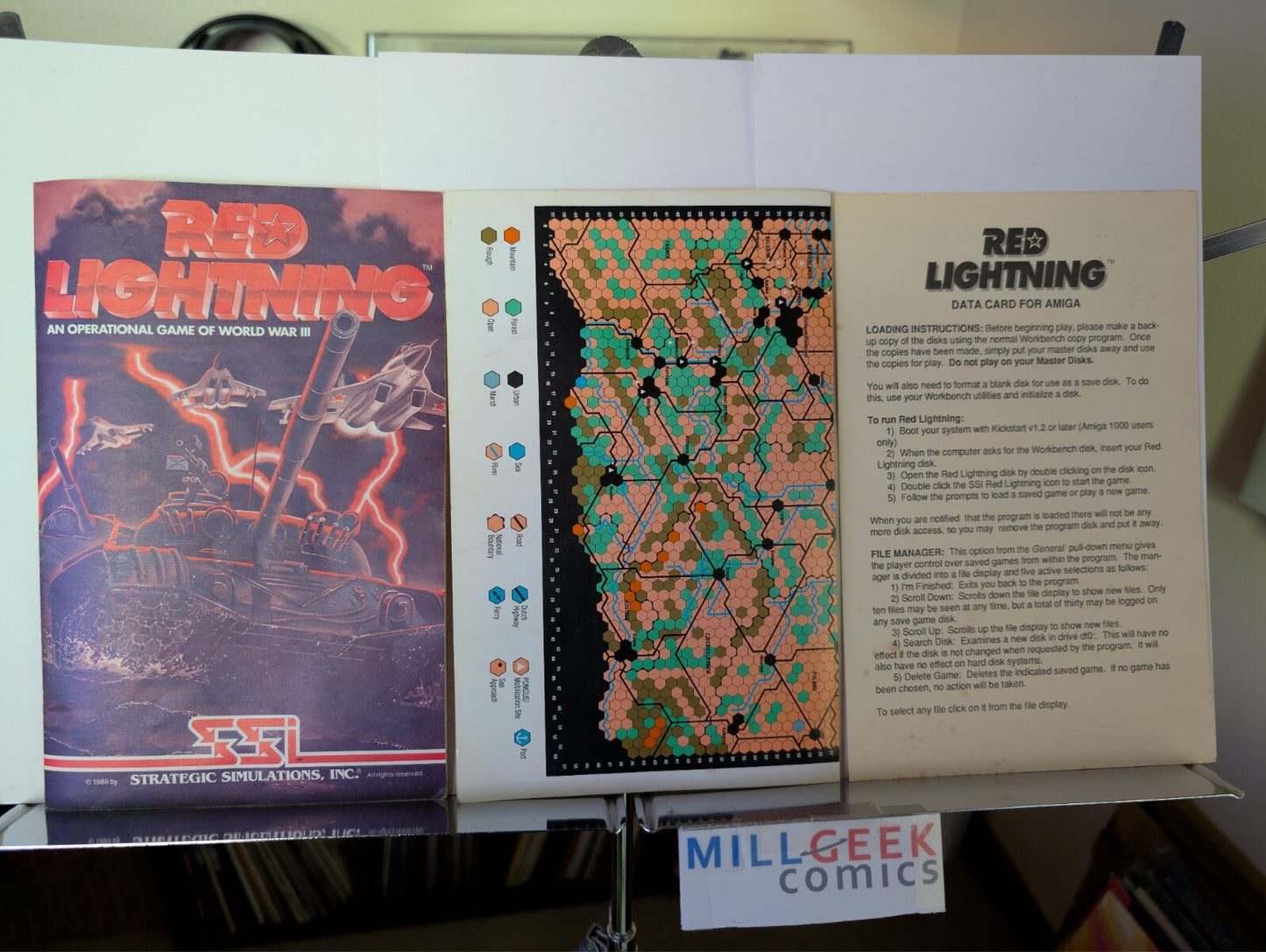 Red Lightning (Amiga 3.5") Big Box All Manuals NO DISKS -JD