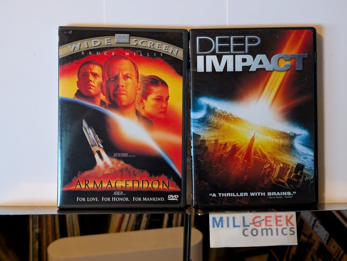 Armageddon / Deep Impact, 2 Asteroid Action Movie Set (DVD) -JD