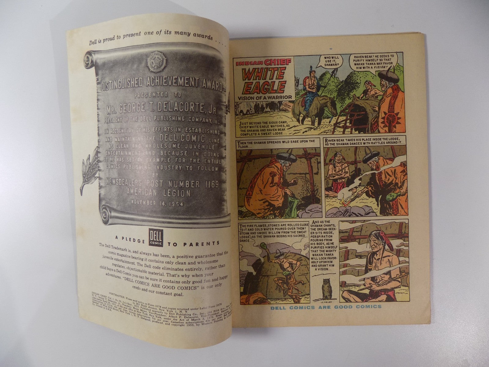 Indian Chief #19 Dell Comic July-Sept. 1955 Fine