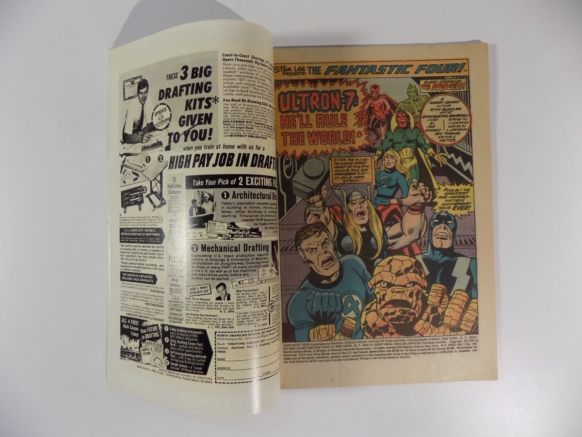 Fantastic Four #150 Marvel Comic September 1974 Very Fine-