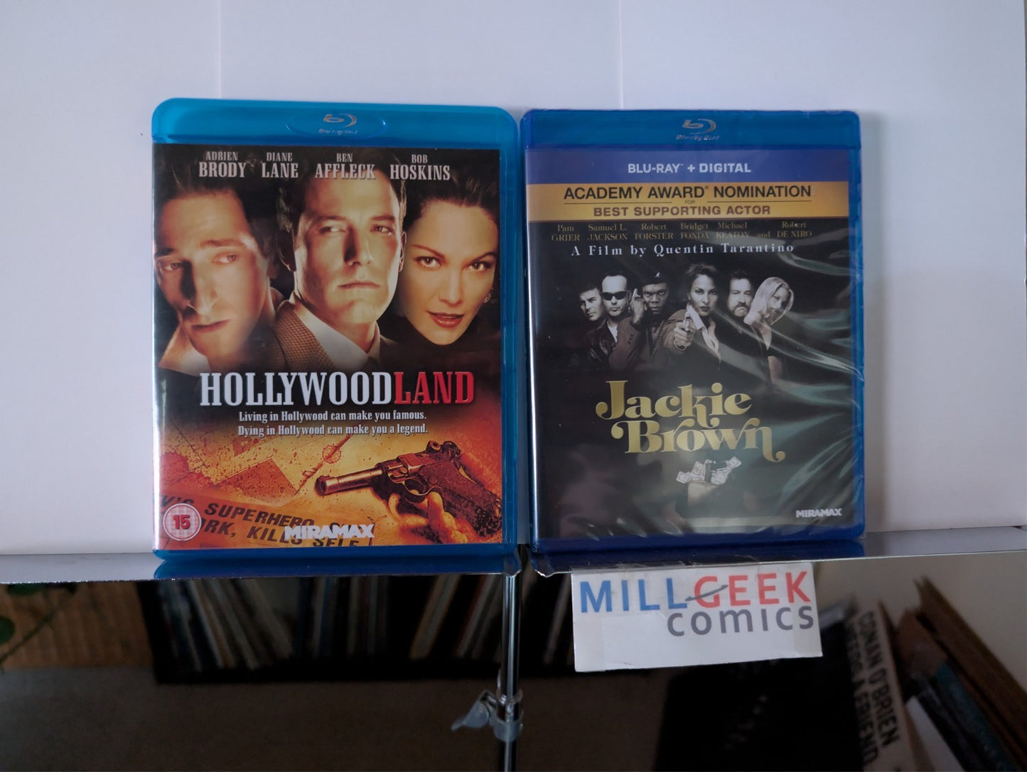 Hollywoodland UK IMPORT / Jackie Brown, 2 Movie Set (Blu-Ray) Like New -JD