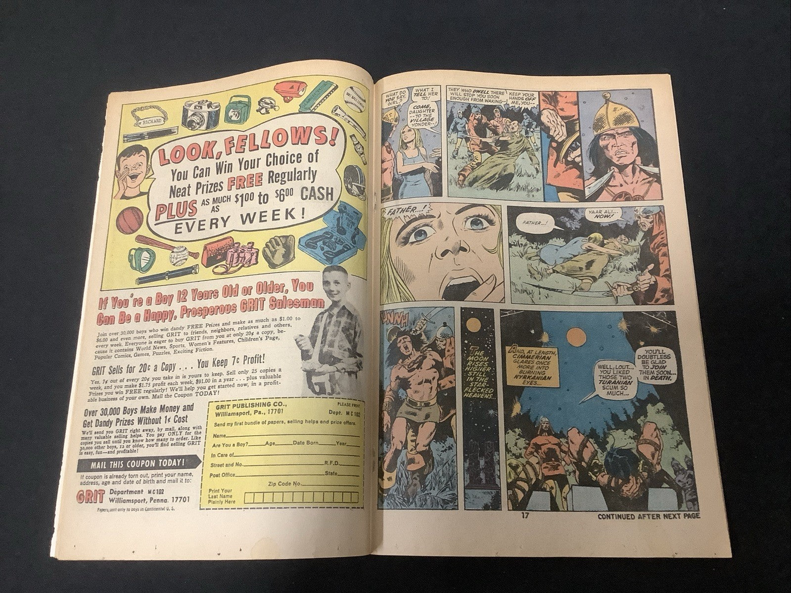 Conan the Barbarian #21 (Marvel Comics December 1972) F/VF (7.0) Roy Thomas