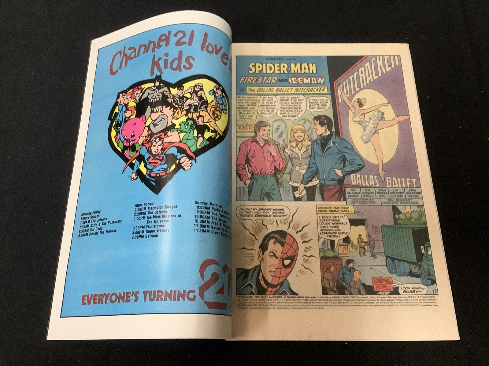 Spider-Man Fire-Star And Iceman Promo Comic (1983) VF/NM (9.0) Scarce