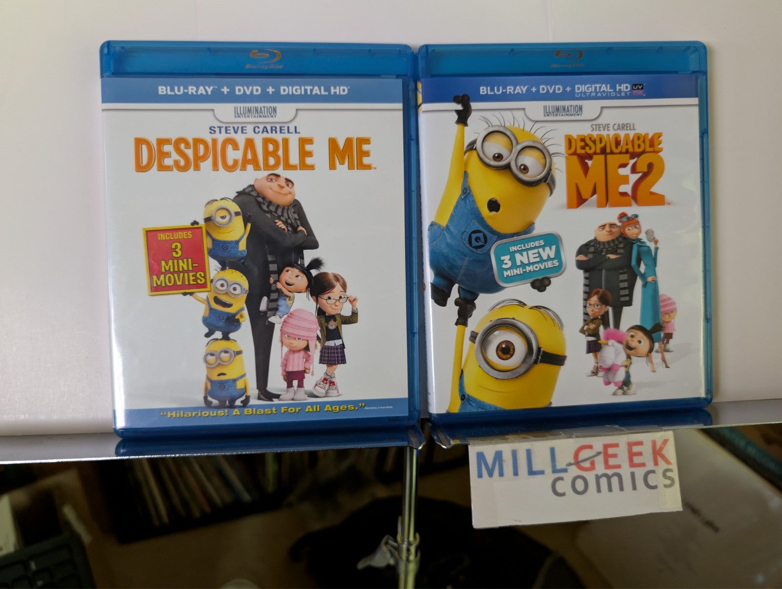 Despicable Me / Despicable Me 2, Two Movie Set (Blu-Ray) -JD