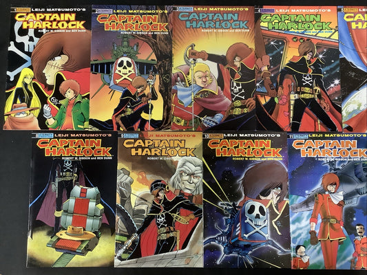 Captain Harlock Comic Bundle: See Photos And Description, 28 Comics Total