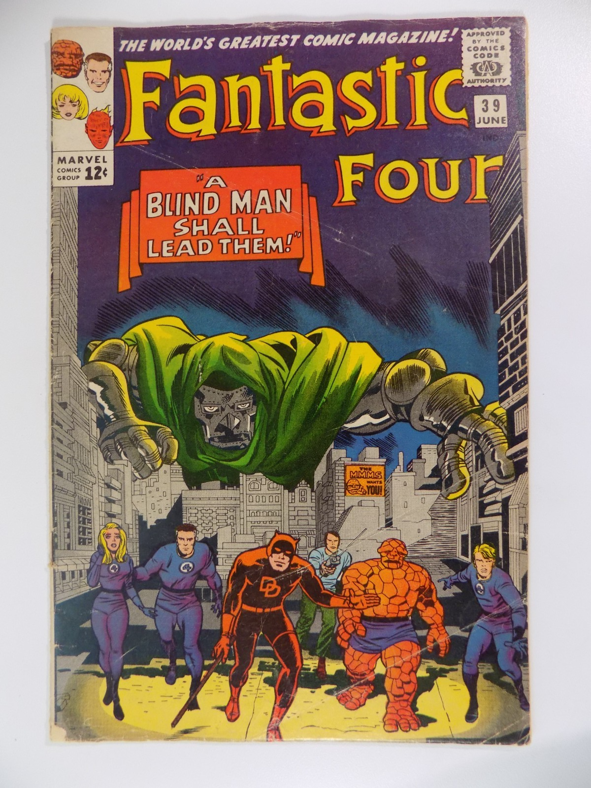 Fantastic Four #39 Marvel Comic June 1965 Fine-