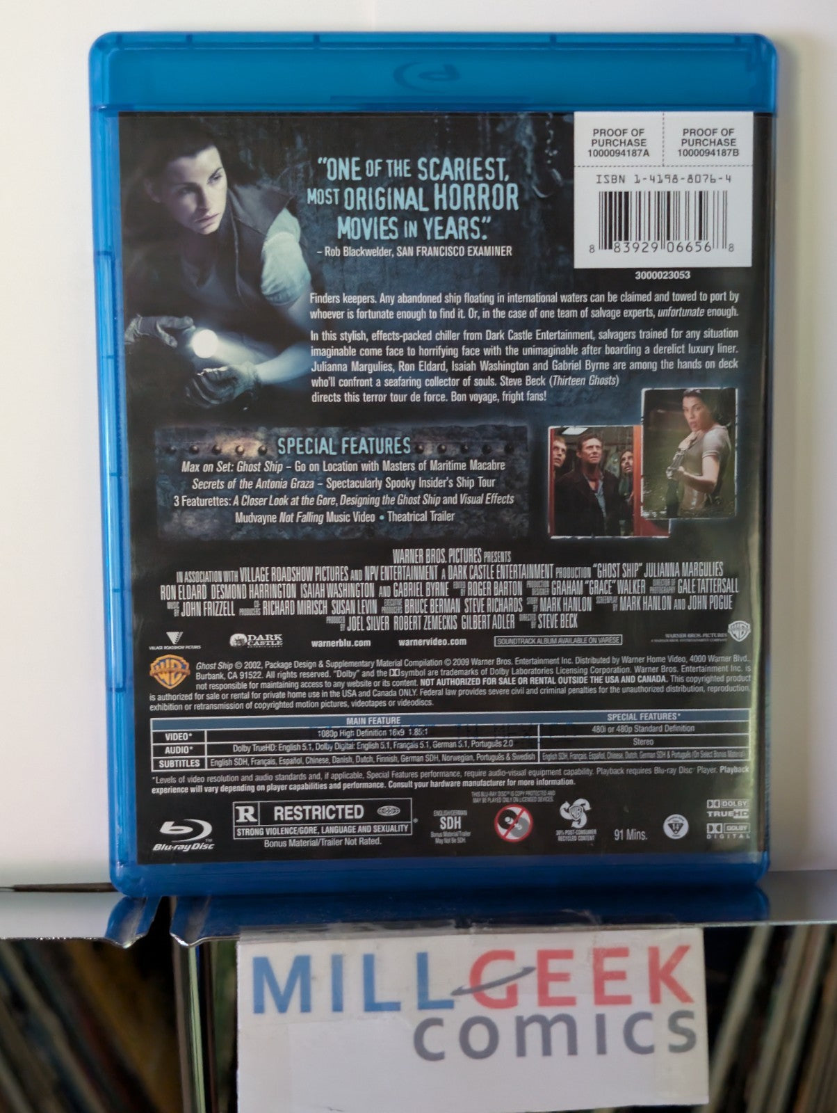 Ghost Ship, Julianna Margulies (Blu Ray) -JD