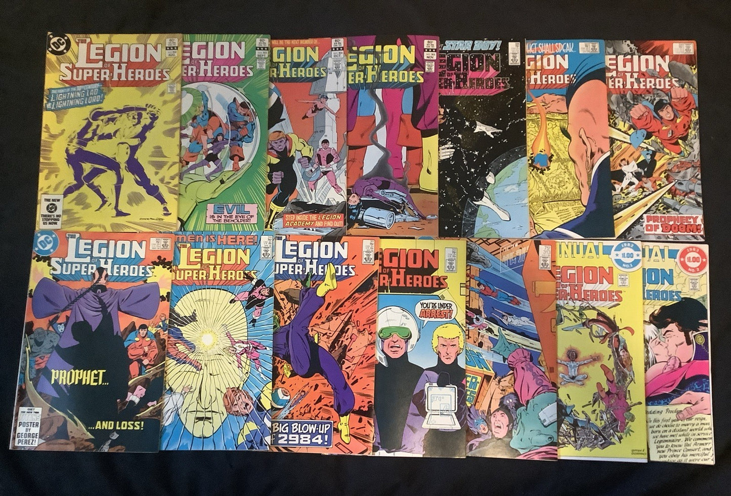 Legion of Super-Heroes #261-313 + Annuals #1-2 + Secrets #1-3 Comic Lot, Conway