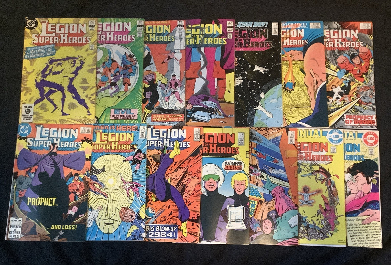 Legion of Super-Heroes #261-313 + Annuals #1-2 + Secrets #1-3 Comic Lot, Conway