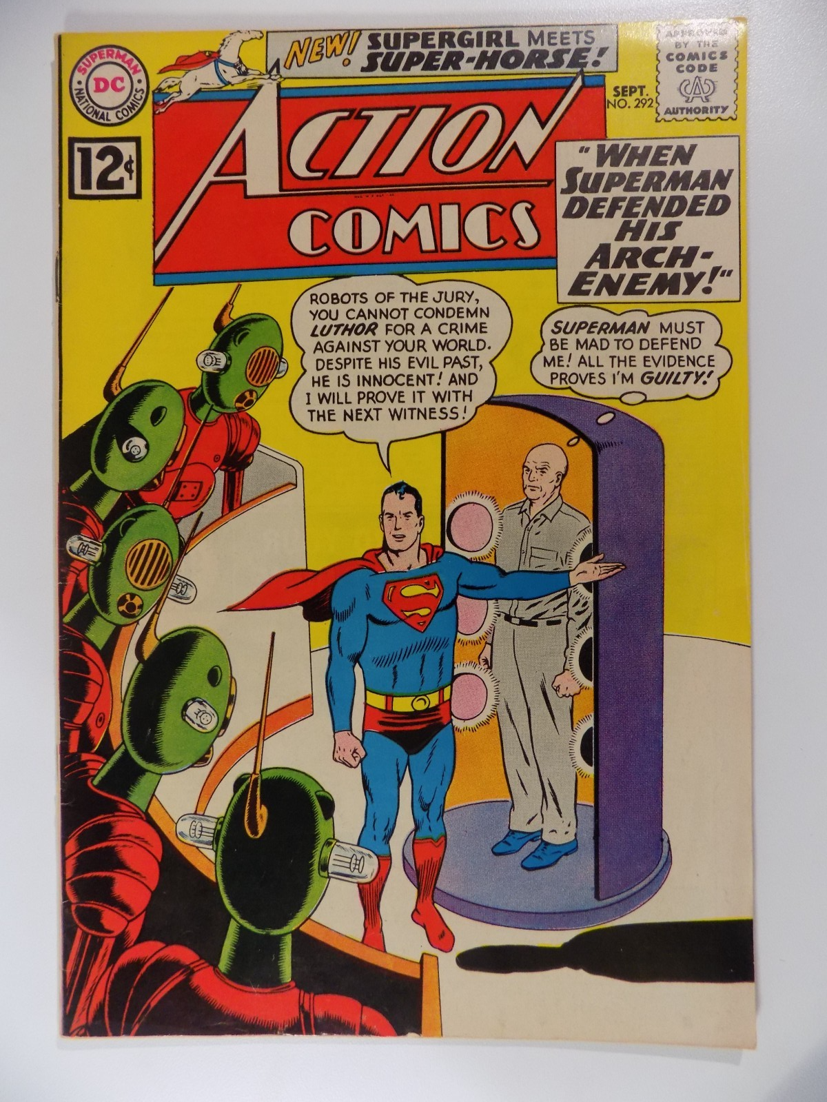 Action #292 DC Comic September 1962 Fine+