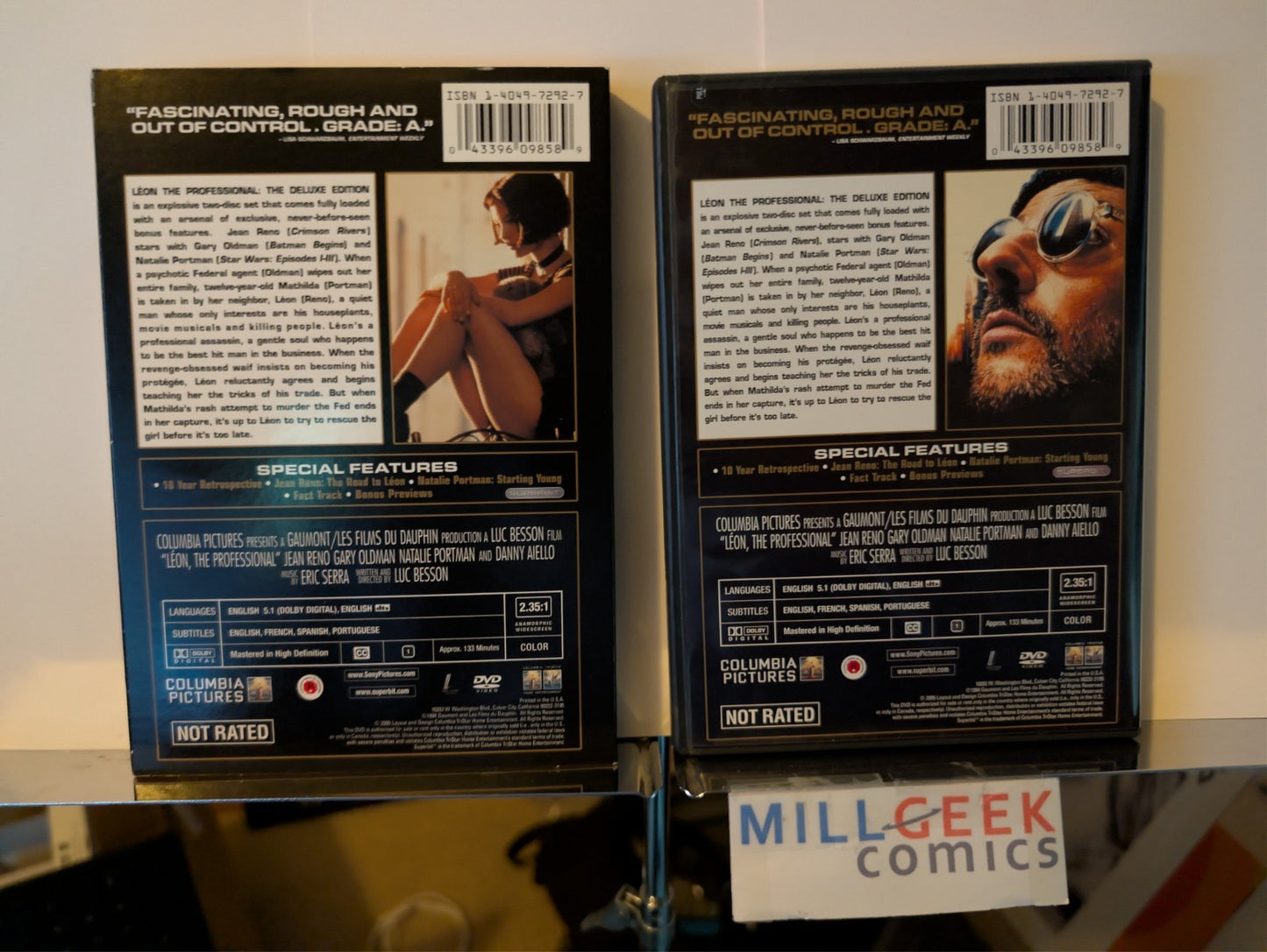 Leon the Professional / Ronin, 2 Movie lot (DVD) -JD