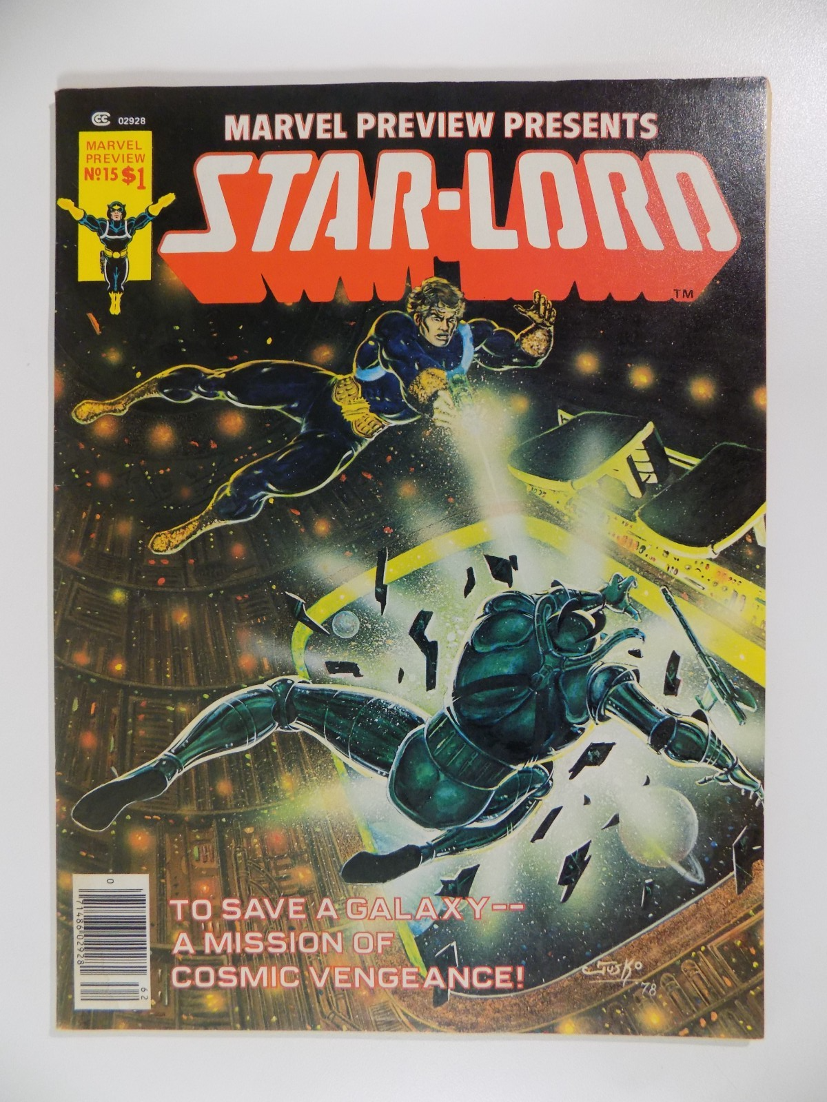 Marvel Preview Magazine #15 Presents Star-Lord Summer 1978 Very Fine-
