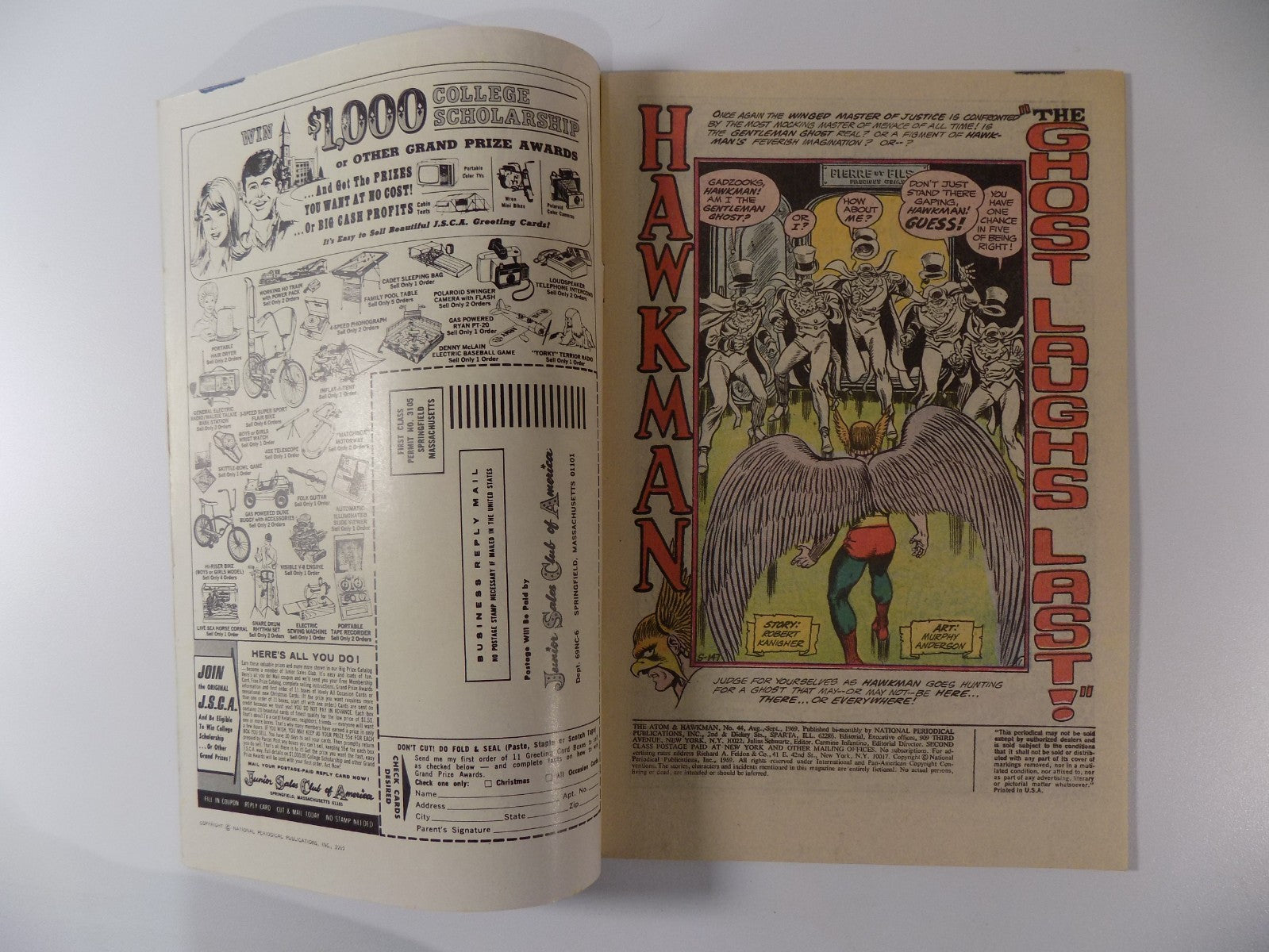 Atom #44 DC Comic September 1969 Fine+