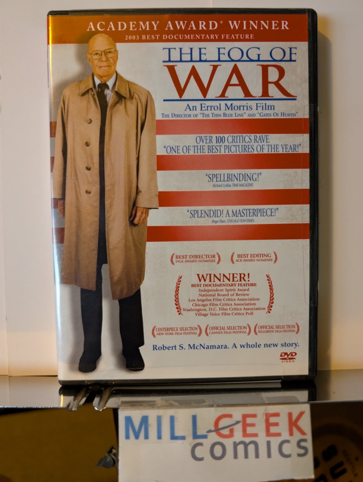 Gunner Palace / Fog of War / Why We Fight / Control Room, 4 Movie lot (DVD) -JD