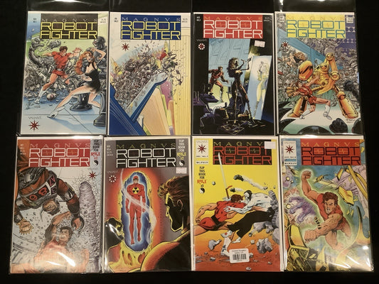 Magnus Robot Fighter #1-8 Comic Lot, Valiant, 1st App Rai, Origin X-O Armor