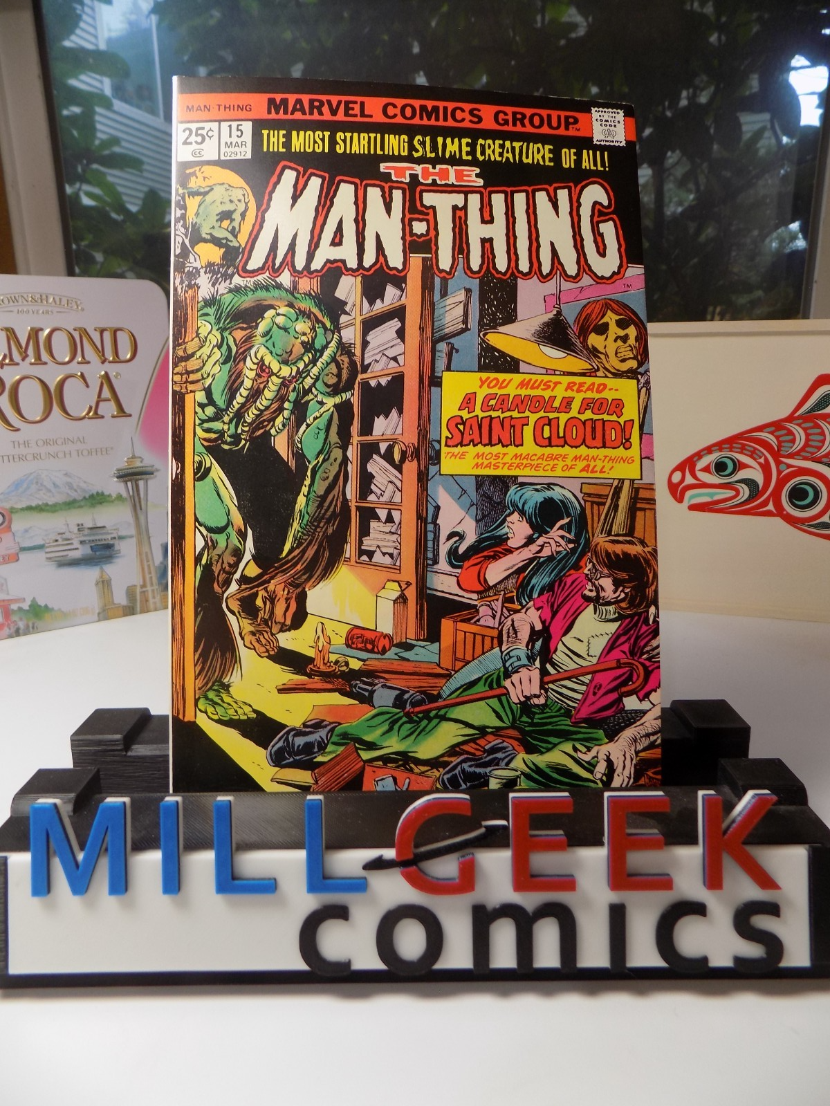Man-Thing #15 Marvel Comic March 1975 Near Mint-