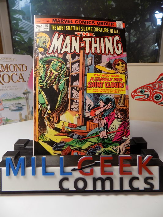 Man-Thing #15 Marvel Comic March 1975 Near Mint-