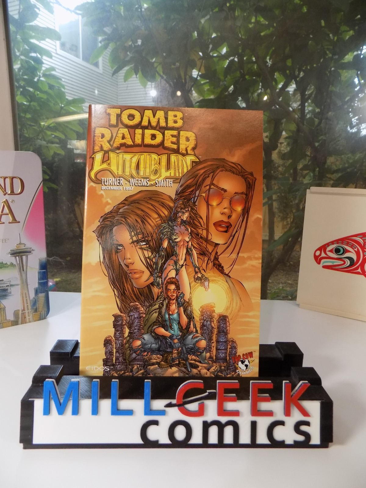 Tomb Raider Witchblade Special #1 December 1997 VF/NM Sunburnt Variant