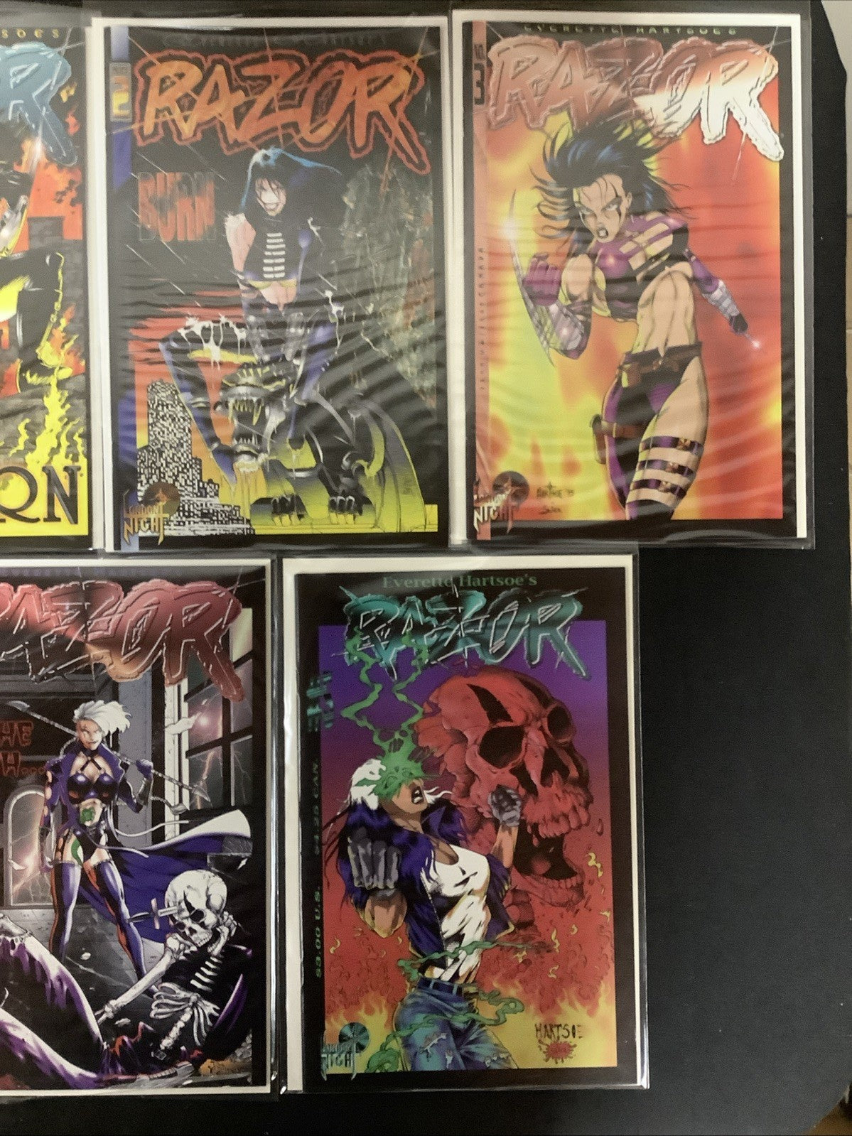 Razor Comic Bundle: Torture #0-6, Burn #1-5 (Both Complete) 11 Comics Total