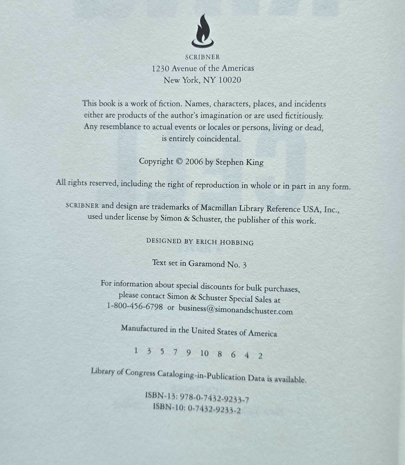 Cell by Stephen King (2006, 1st Ed HC w/DJ)