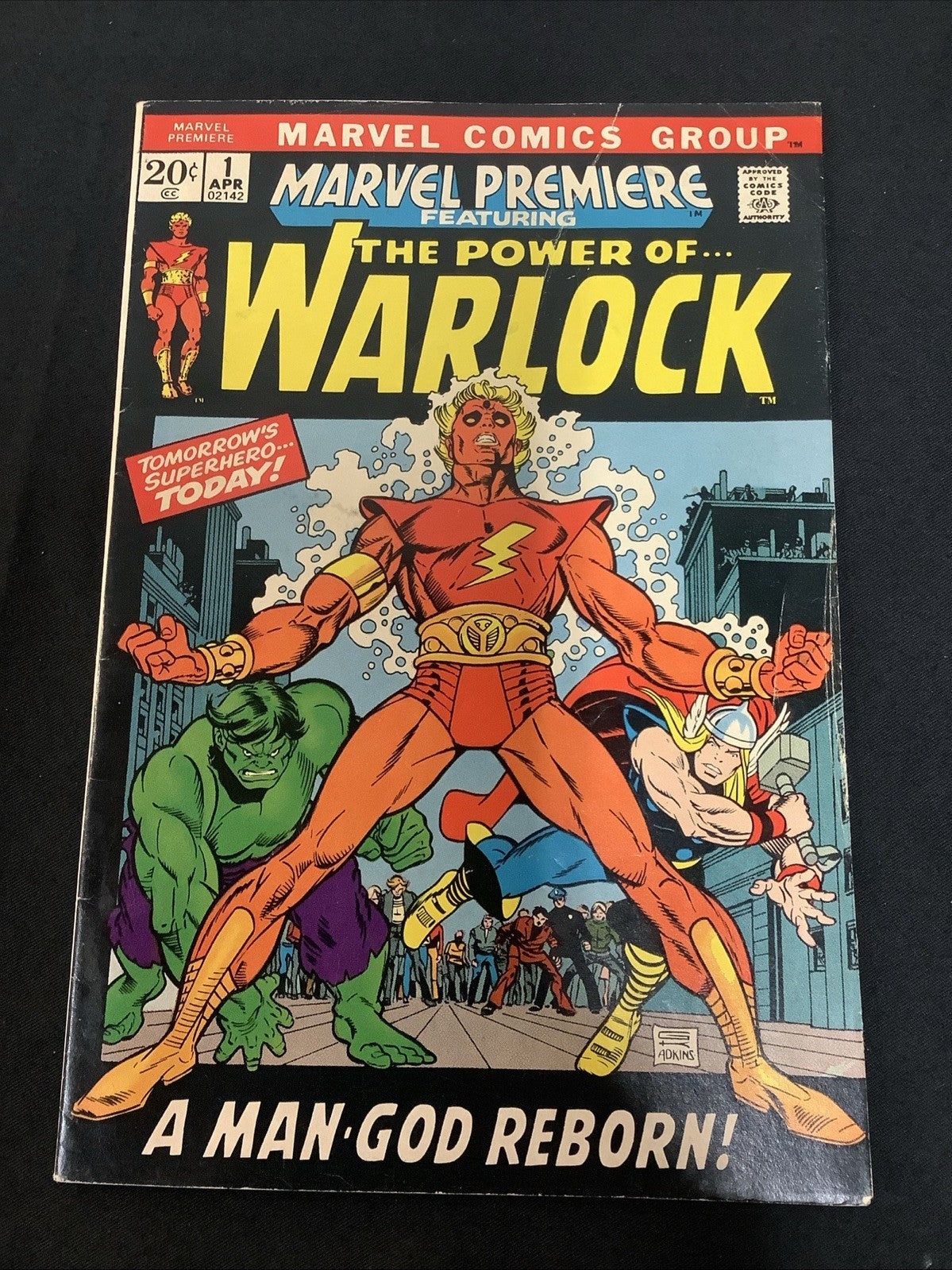 Marvel Premiere #1 (Marvel Comics April 1972) VG (4.0) 1st “Him” As Adam Warlock