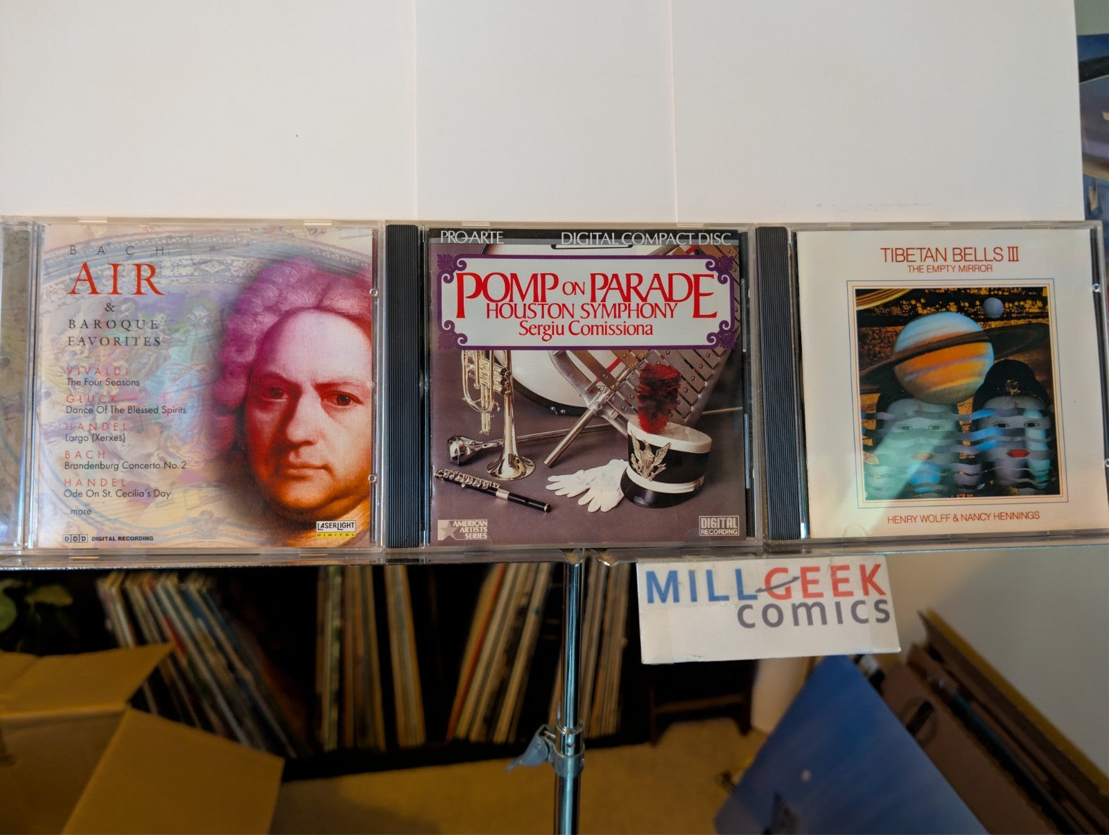 Classical Music 3 CD Lot (Bach Air, Pomp on Parade, Tibetan Bells III) -JD