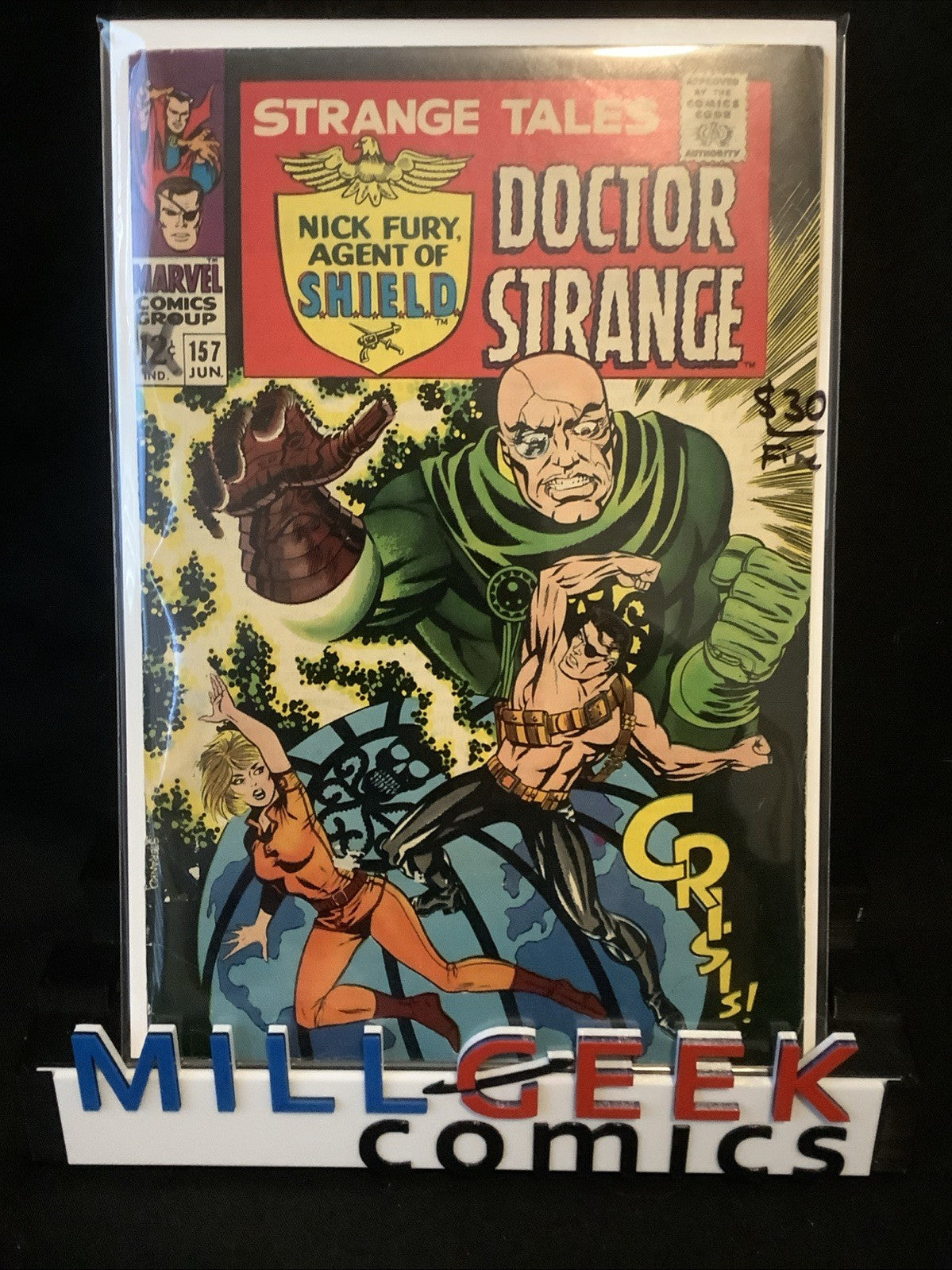 Strange Tales #157 (Marvel Comics June 1967) Fine (6.0) 1st App Living Tribunal