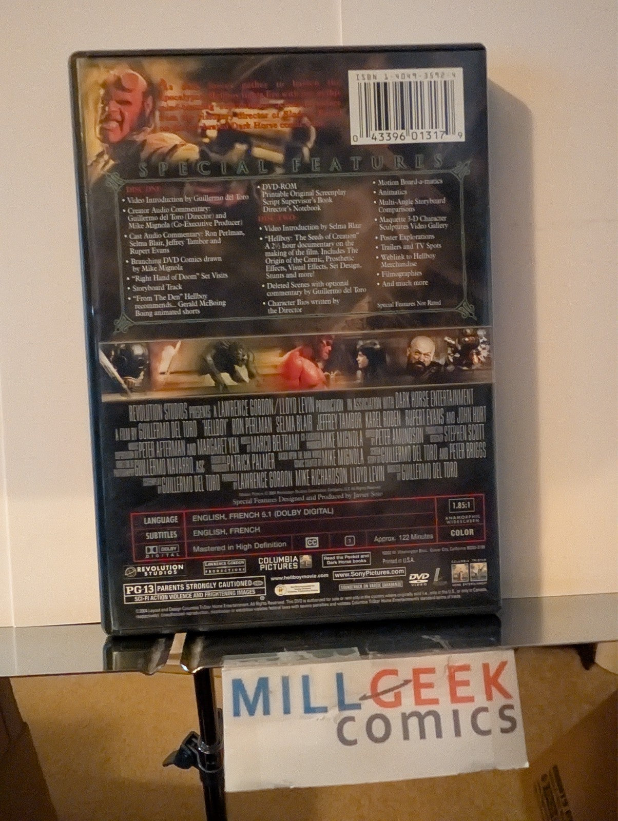 Hellboy / Hellboy II: The Golden Army / Hellboy Animated (DVD) Like New -JD