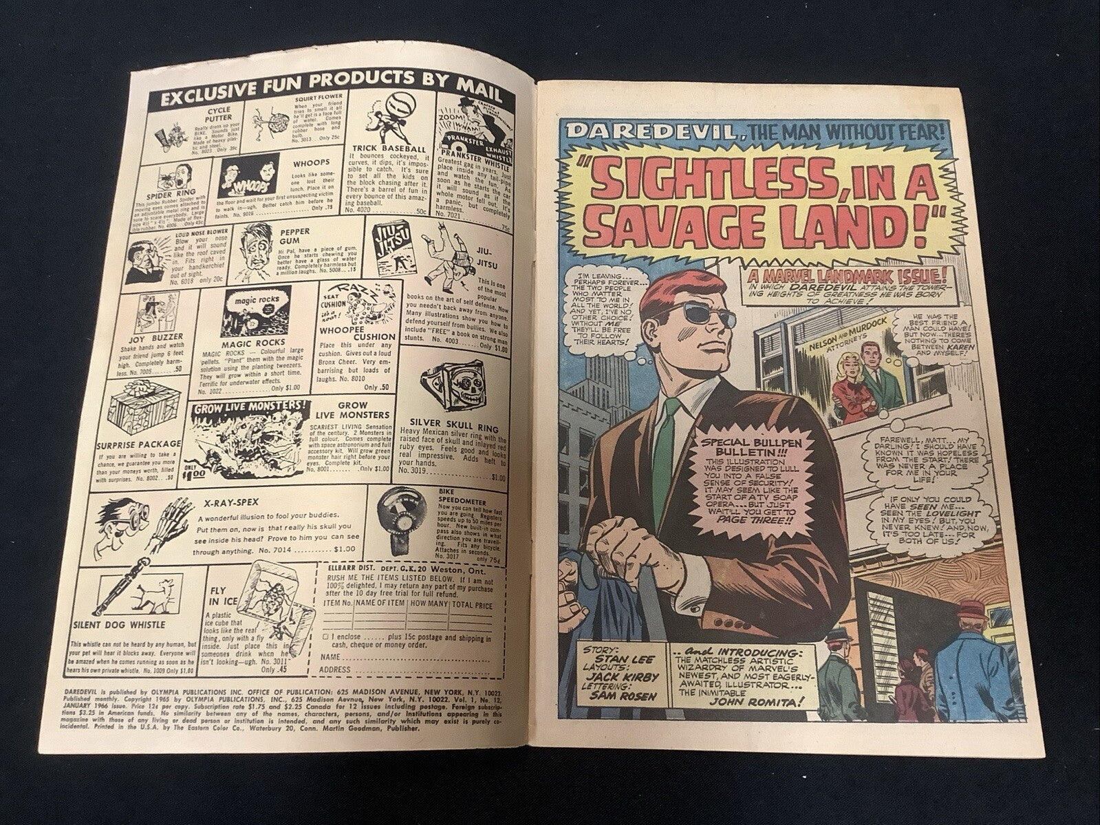 Daredevil #12 (1965) F- (5.5) Stan Lee/Jack Kirby, 1st App The Plunderer