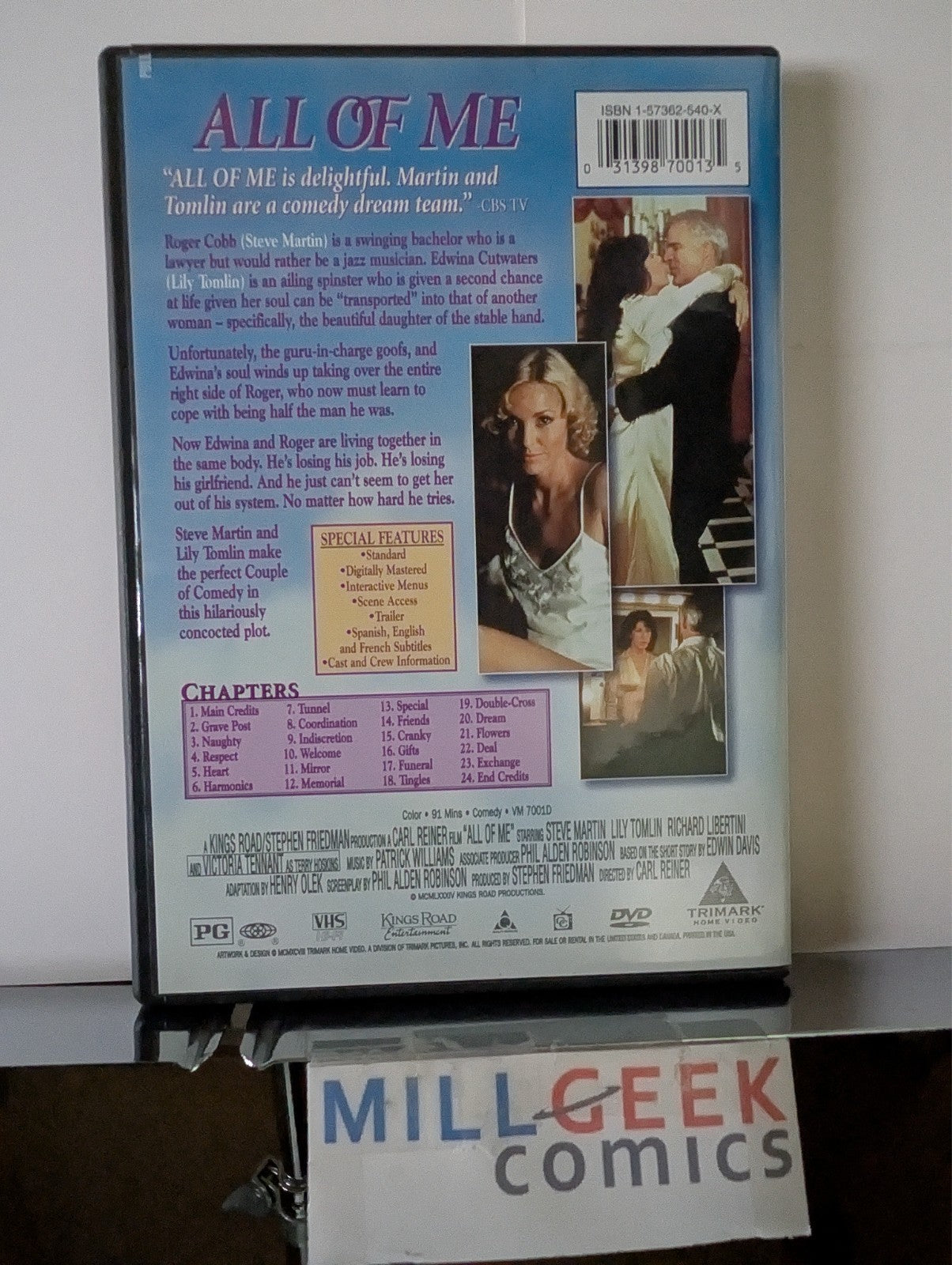 All of Me / Mr. Baseball / For the Boys, 3 Movie Set (DVD) Like New -JD