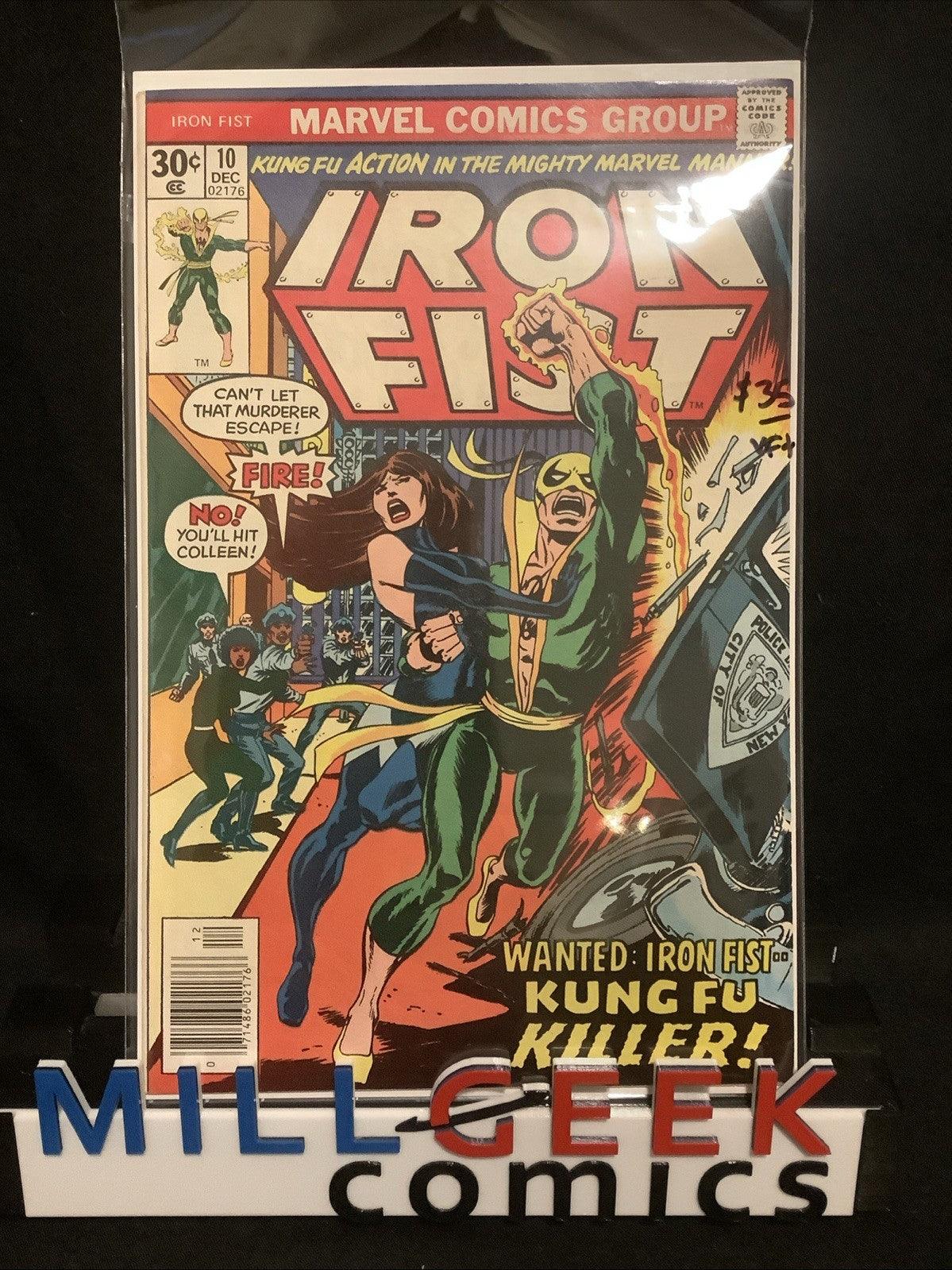 Iron Fist #10 (Marvel Comics December 1976) VF+ (8.5) Chris Claremont