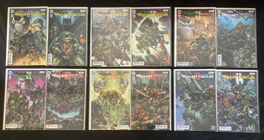 Batman/Teenage Mutant Ninja Turtles II #1-6 + Variants Complete Comic Series