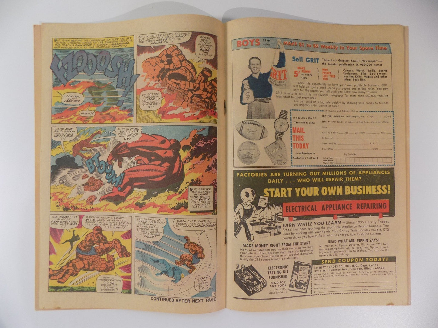Fantastic Four #53 Marvel Comic August 1966 Fine-
