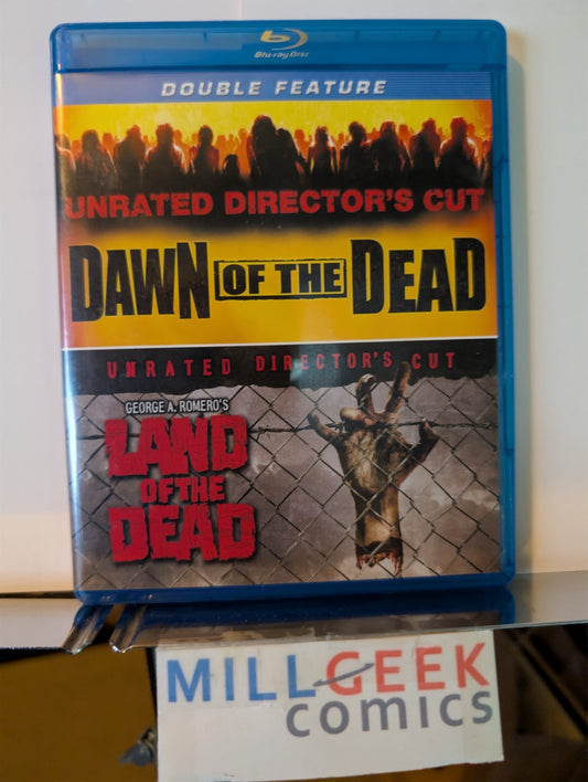 Dawn of the Dead / Land of the Dead / Blood Quantum, 3 Movies (Blu-Ray)-JD