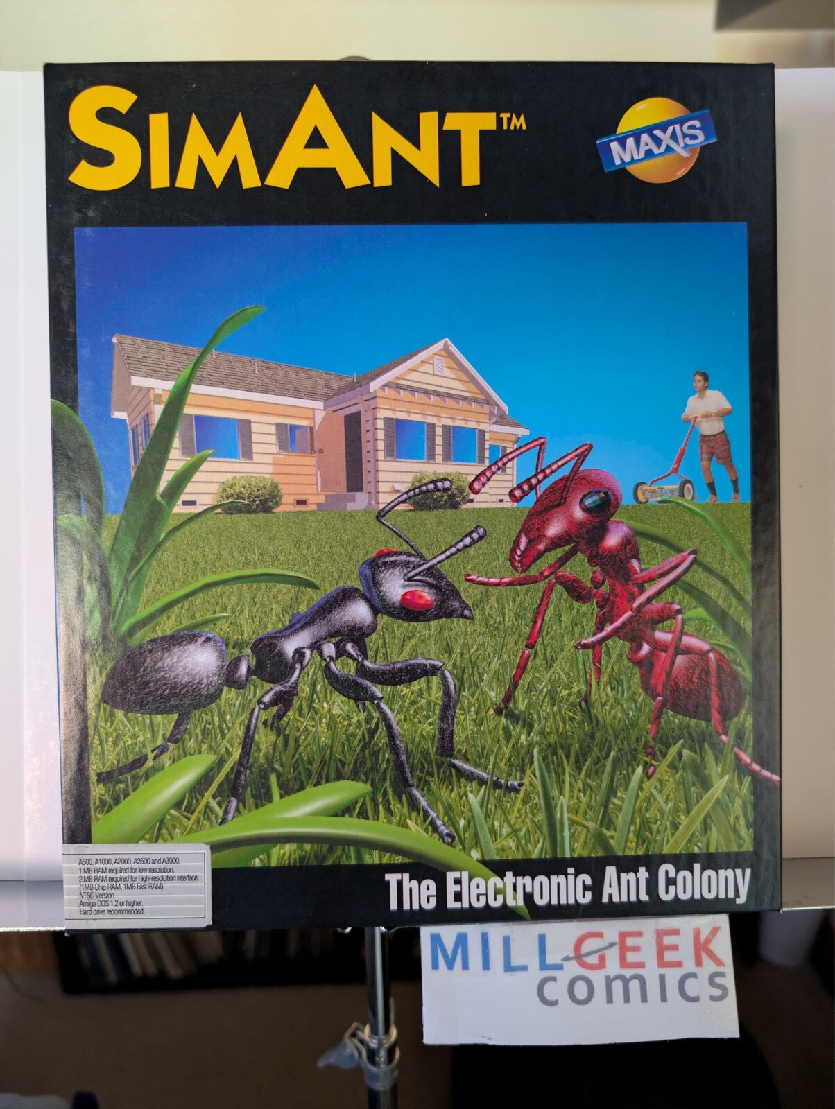 SimAnt (Amiga 3.5") Big Box All Manuals NO DISKS -JD