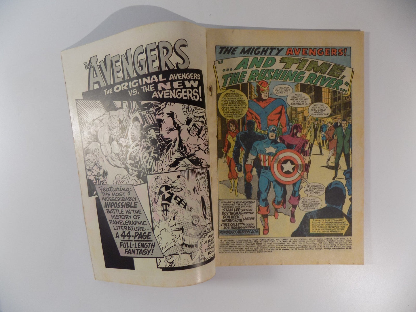 Avengers King-Size Special! #2 Marvel Comic September 1968 Fine+
