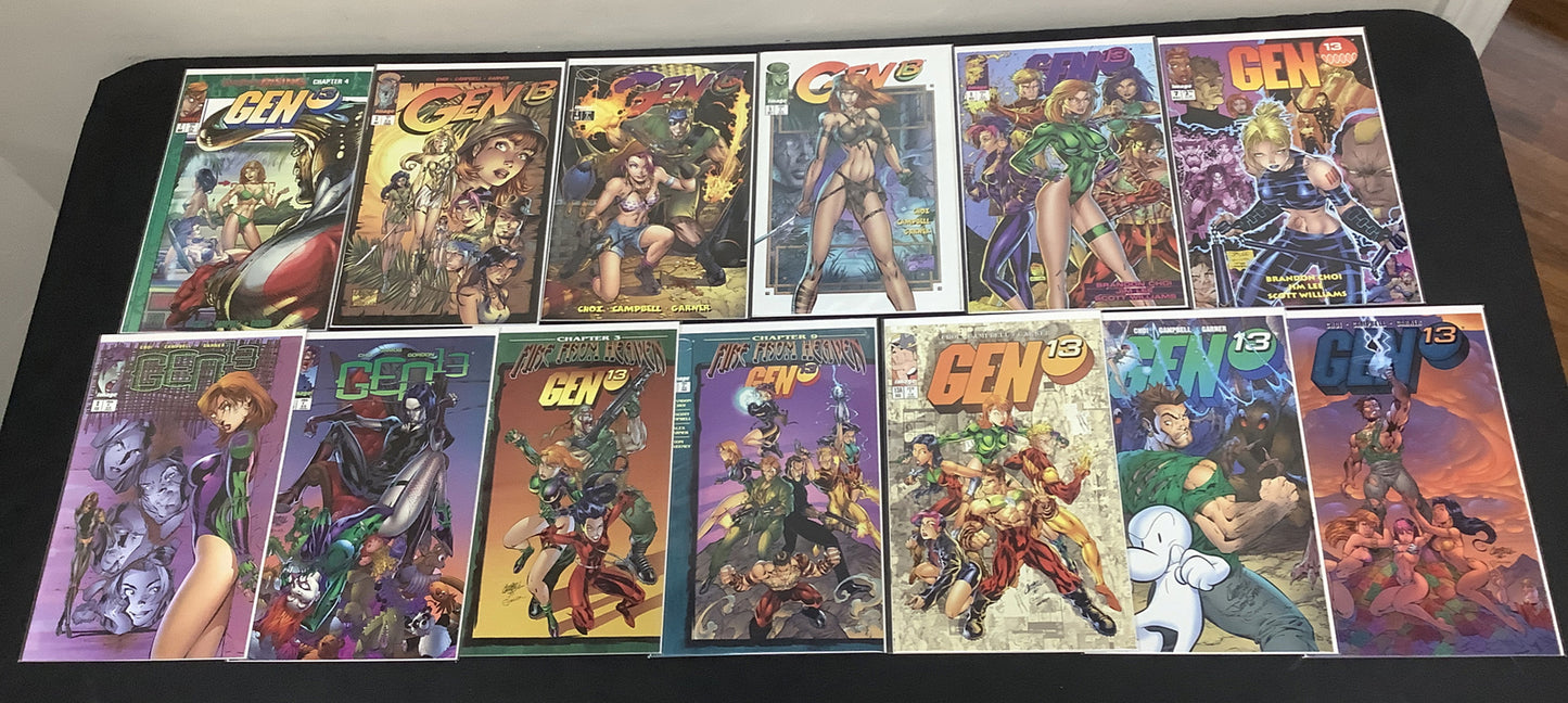 GEN 13 Comic Bundle: Image, Brandon Choi J. Scott Campbell, See Description