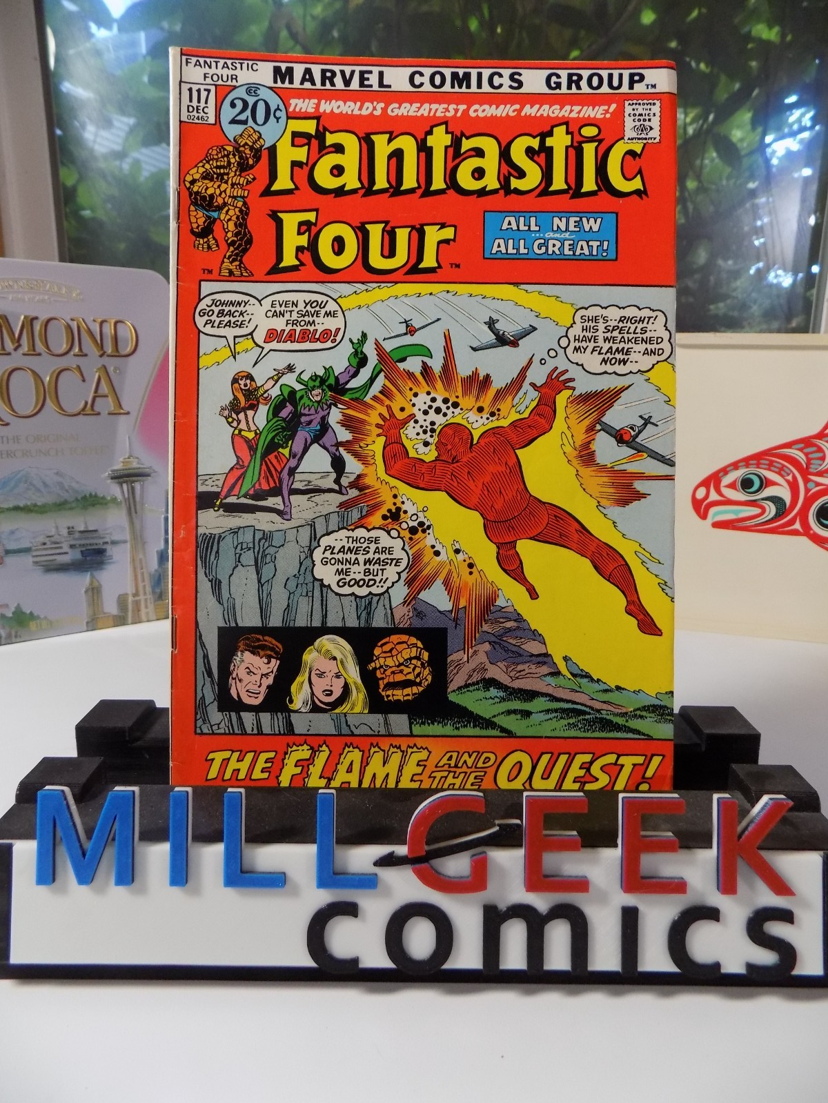 Fantastic Four #117 Marvel Comic December 1971 Fine/Very Fine
