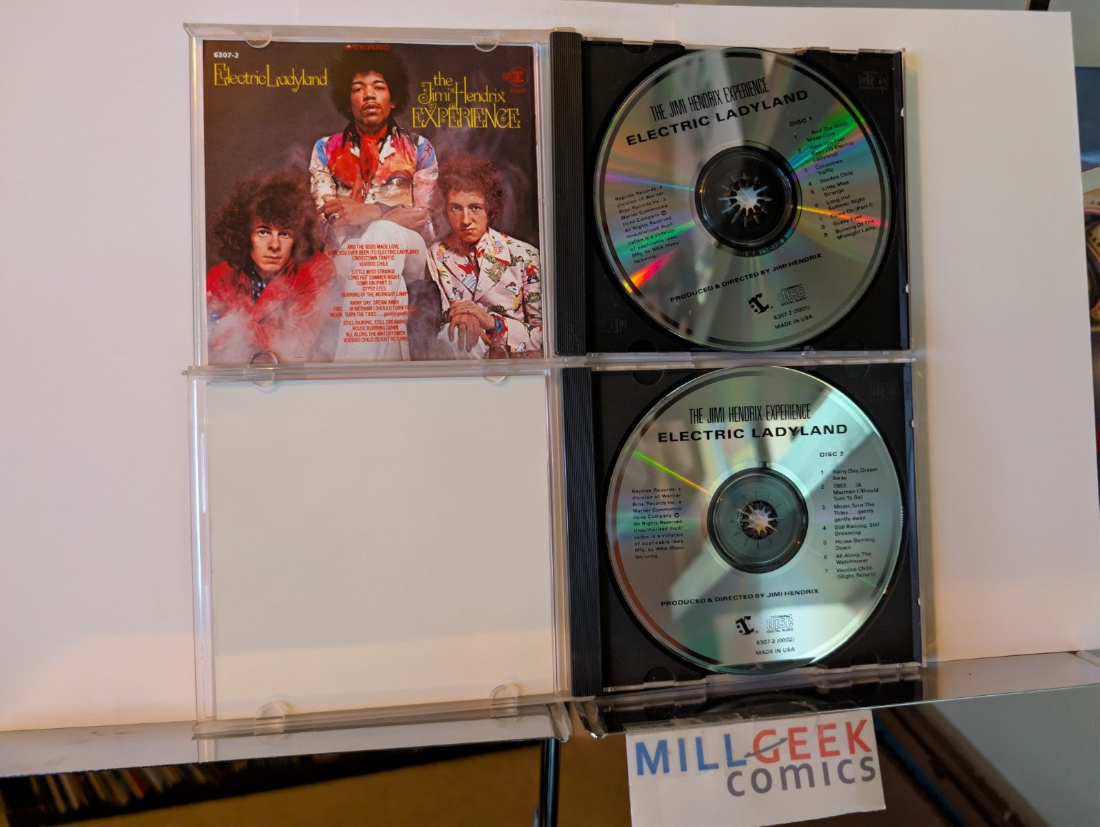 Jimi Hendrix 3 CD lot (Crash Landing, Electric Ladyland) -JD