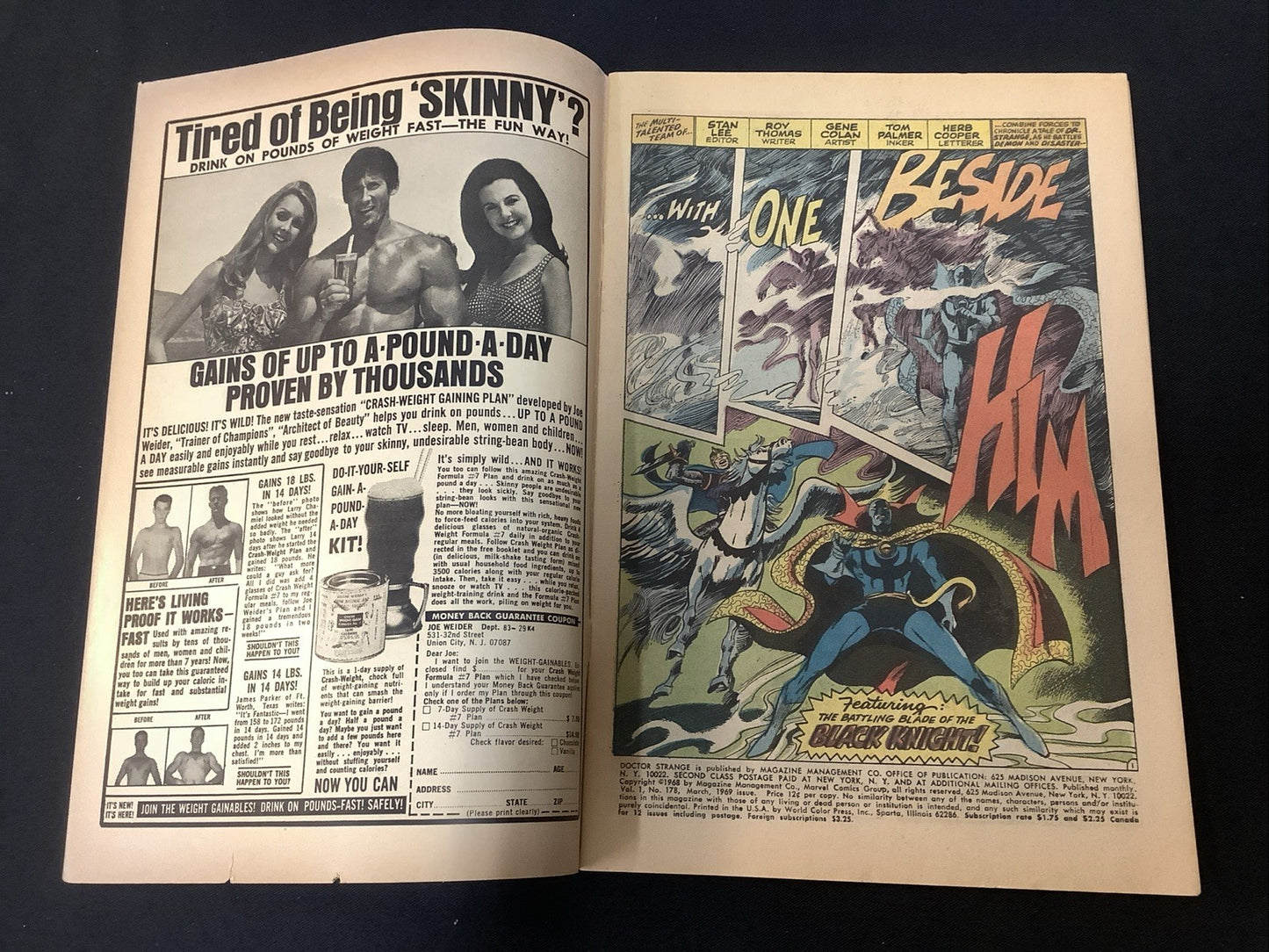 Doctor Strange #178 (Marvel Comics March 1969) F/VF (7.0) Roy Thomas/Gene Colan