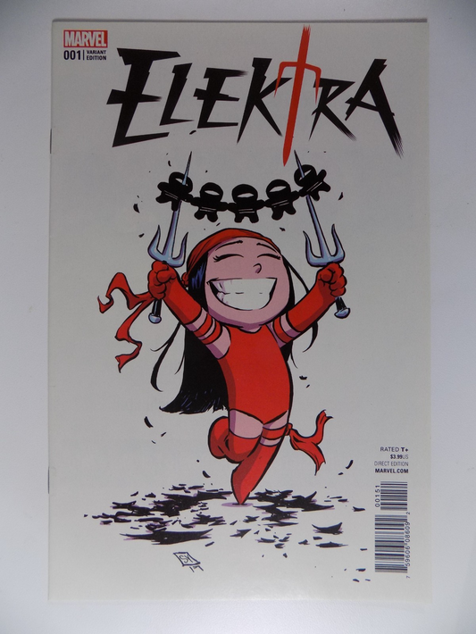 Elektra #1 April 2017 Scottie Young Variant Near Mint-