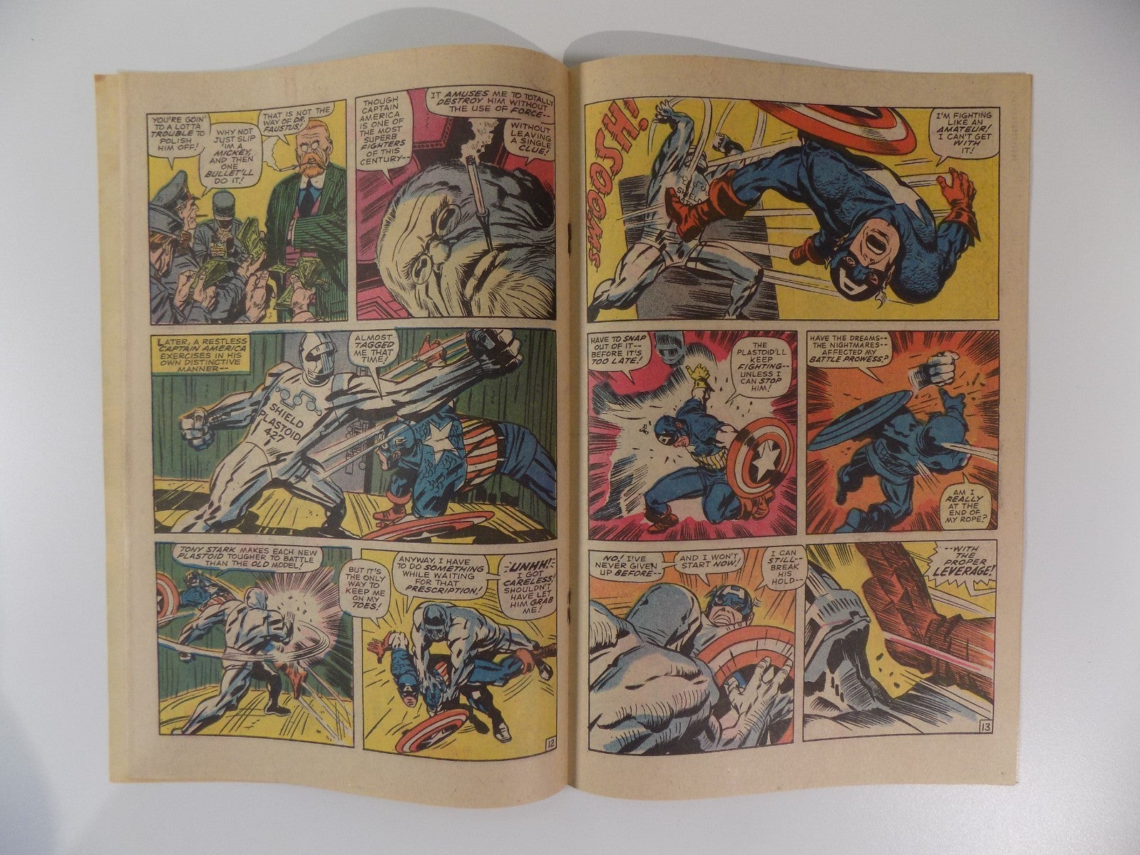 Captain America #107 Marvel Comic November 1968 Fine+