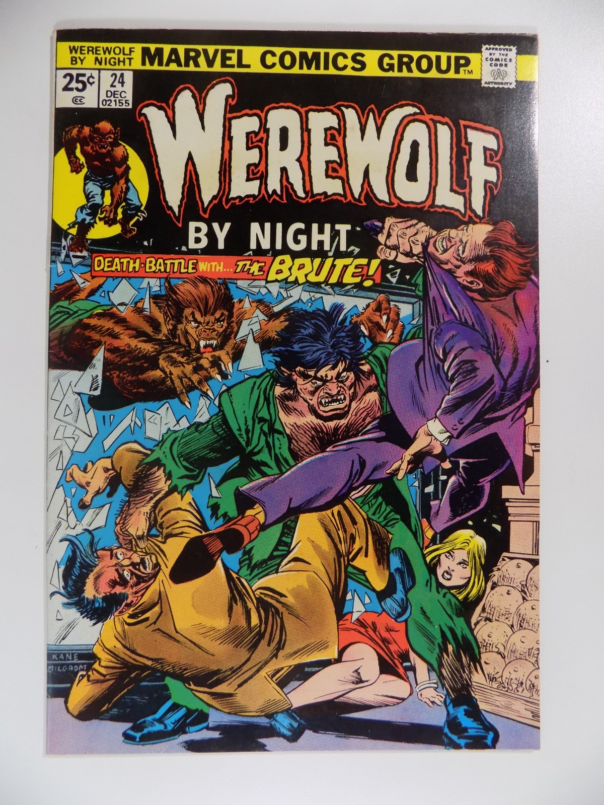 Werewolf by Night #24 Marvel Comic December 1974 Very Fine