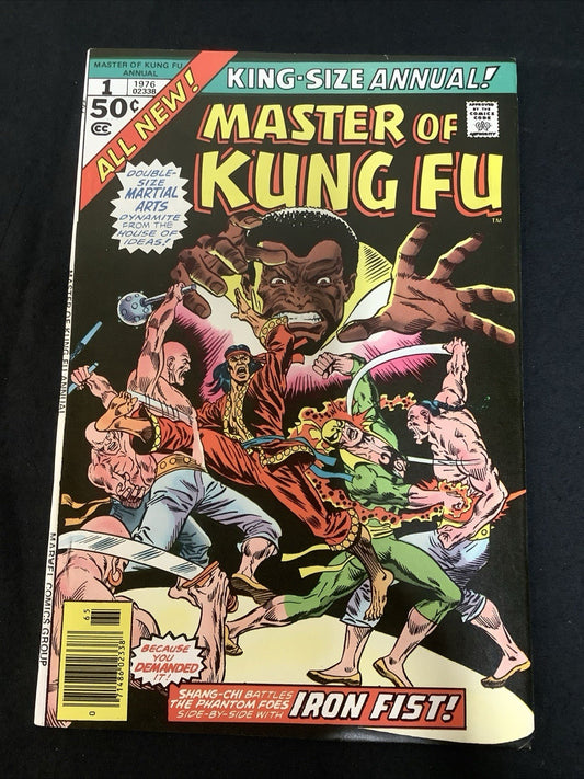 Master of Kung Fu Annual #1 (Marvel Comics August 1976) VF+ (8.5)  Doug Moench