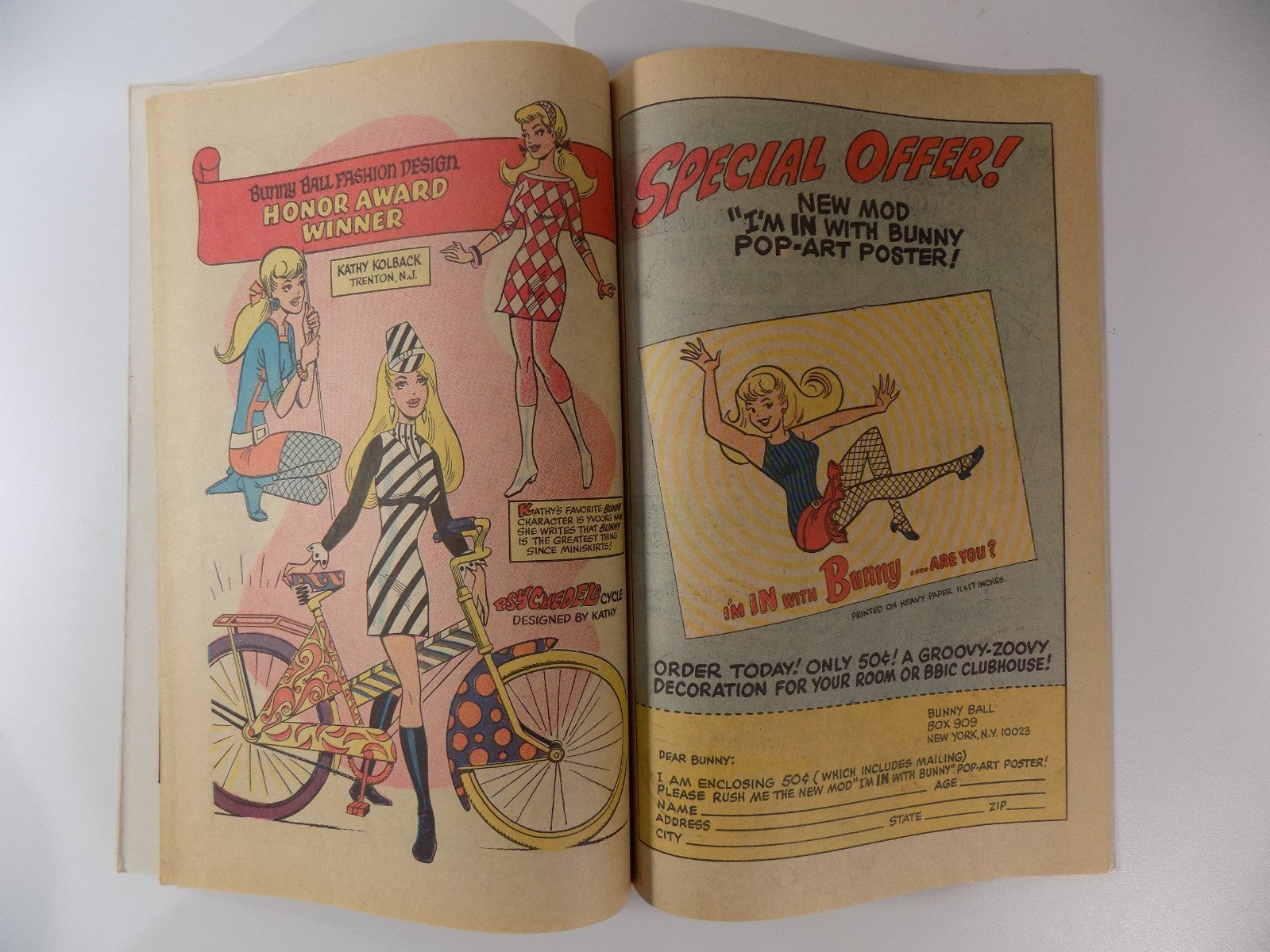 Bunny #5 Harvey Comic October 1968 Fine