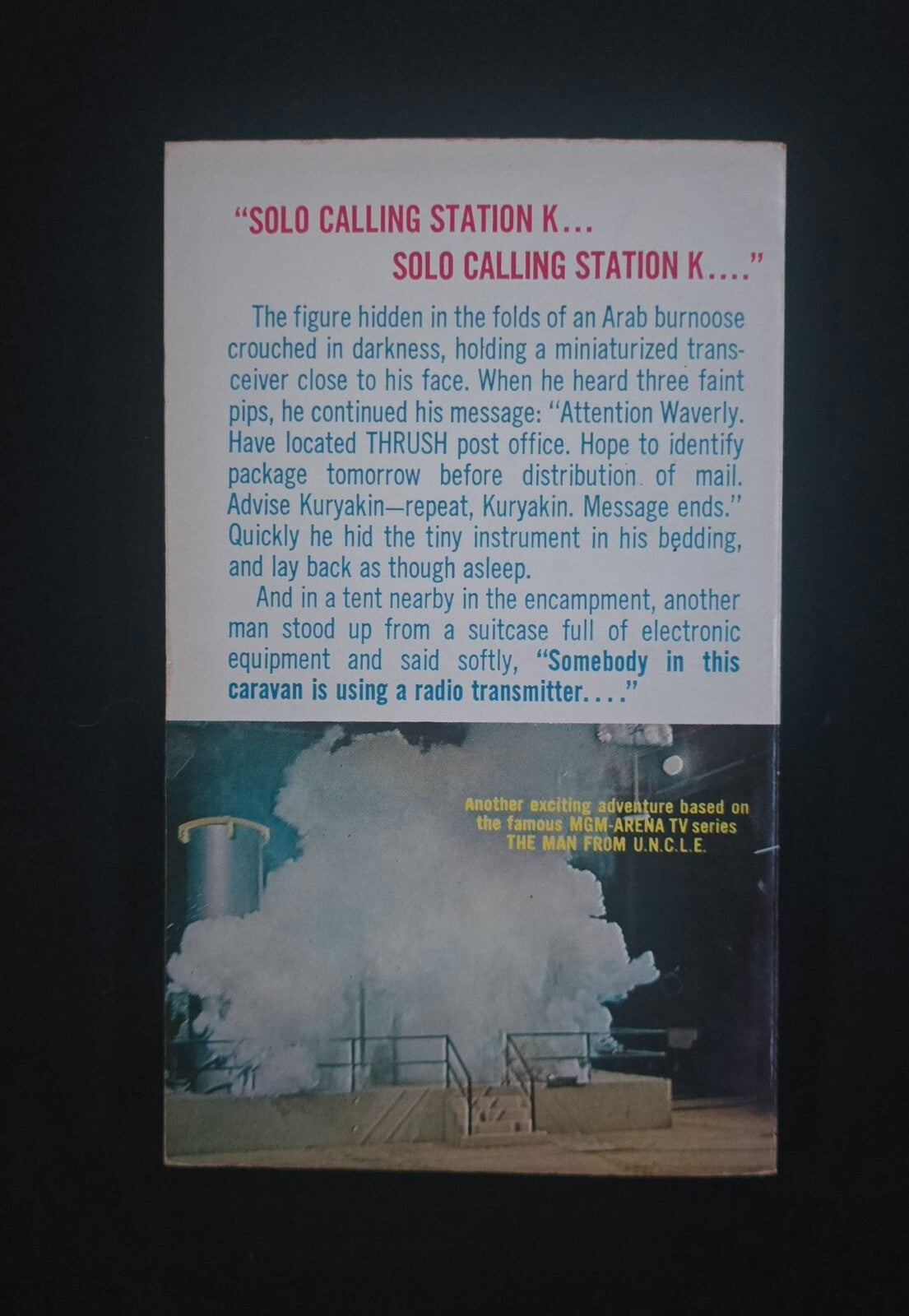 The Man from U.N.C.L.E - Book 7 - The Radioactive Camel Affair (1st ED PB 1966)