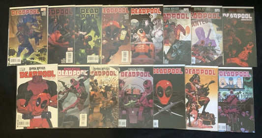 Deadpool #1-15 Comic Lot, Marvel Comics, Daniel Way/Paco Medina, 2008