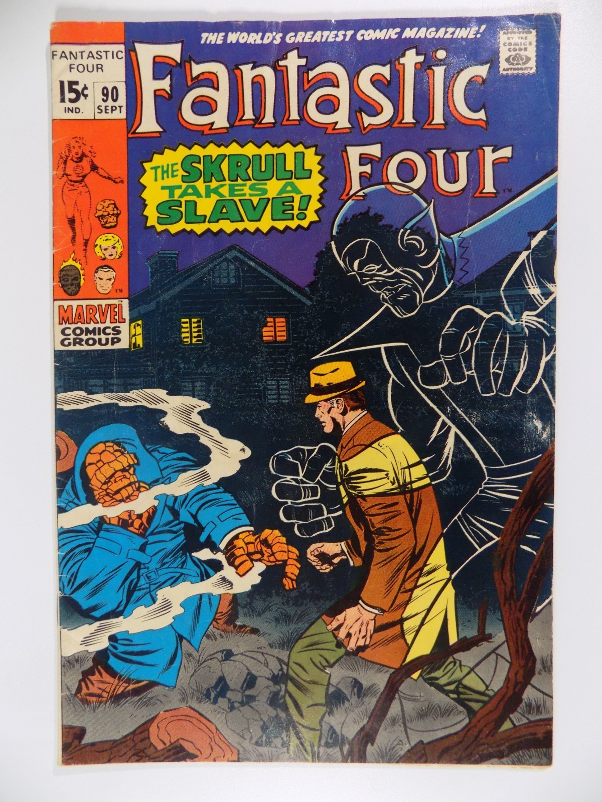 Fantastic Four #90 Marvel Comic September 1969 Fine